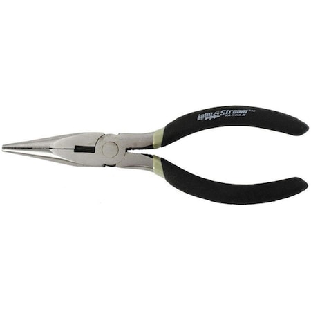 Olympian Athlete & Laker Pliers 6 in. Long Nose Chrome OL3488588